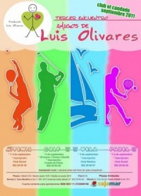 Cartel III Encuentro Amigos De Luis Olivares