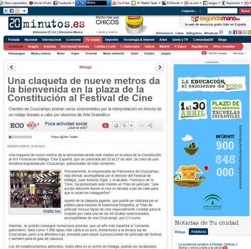 Pasedeprensa_Pase de prensa_Cruzcampo_Festival de Cine Málaga